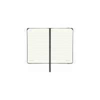 Блокнот BRAUBERG ULTRA малый формат 96x140 мм А6, балакрон, 80 г/м2, 96 листов, линия, черный 113056