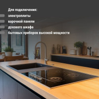 Вилка электрическая ВШ 32А 250В 2Р+РЕ белая TDM ELECTRIC SQ1812-0007