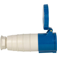 Розетка переносная EKF 233 2Р+PЕ 63А 220В IP44 ps-233-63-220
