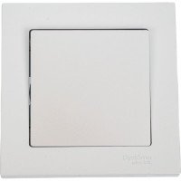 1-клавишный выключатель Systeme Electric AtlasDesign Жемчуг сх.1, 10АХ, в сборе SE ATN000412