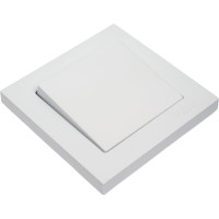 1-клавишный выключатель Systeme Electric AtlasDesign Жемчуг сх.1, 10АХ, в сборе SE ATN000412
