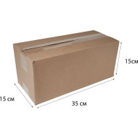 Картонная коробка PACK INNOVATION Гофрокороб 35x15x15 см, объем 7.9 л, 25 шт IP0GK00351515.1-25