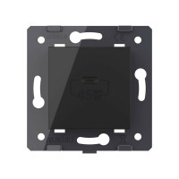 Розетка USB type C LIVOLO с блоком питания 45W, цвет черный (механизм) VL-FCUC-2BP