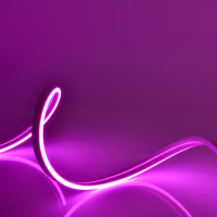 Гибкая светодиодная лента Uniel NEON ULS-N01-2835-120LED/m-6mm-IP67-DC12V-9W/m-5M-PURPLE UL-00009089