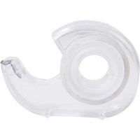 Канцелярская клейкая лента DELI EA30211 кристально-прозрачная, 18 мм х 7.62 м, блистер 1049063