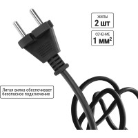 Силовой удлинитель-шнур TDM ELECTRIC народный ПВС 2200 Вт без заземления, 20м, штепсельное гнездо SQ1307-0207