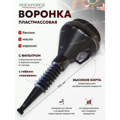Воронка пластиковая 1.5 л Rockforce RF-FY-830D(50147)