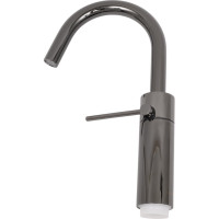 Смеситель для раковины Nobili Velis без донного клапана, глянцевый, черный VE125138/3FLP 00000106715