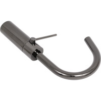 Смеситель для раковины Nobili Velis без донного клапана, глянцевый, черный VE125138/3FLP 00000106715