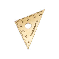 Разметочный плоский угольник Петроградъ 90x45x45 М00020969