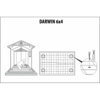 Хозблок Keter Darwin 6-4 коричневый 249364