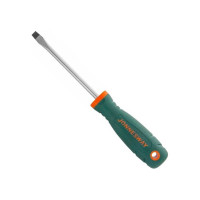 Стержневая отвертка Jonnesway D77S6100 шлицевая, ANTI-SLIP GRIP, SL6.5x100 мм 46374