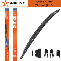 Щетка стеклоочистителя 700 мм, 28", каркасная, грузовая Airline AWB-TK-700
