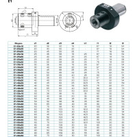 Держатель сверл PORTABARENO FORMA E1-40x40 Kintek E1-40X40