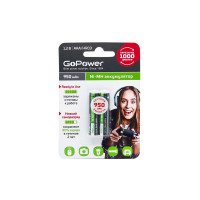Предзаряженный аккумулятор GoPower RTU HR03 AAA BL2 NI-MH 950mAh 00-00018321