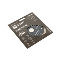 Диск алмазный Segment Master (125x22.23 мм) EKF dd-125s