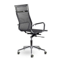 Кресло UTFC СН-300 Кайман В хром Ср СК11 черное КайманВ05