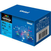 Светодиодная гирлянда с контроллером Uniel ULD-S0280-020/DTA MULTI IP20 07916