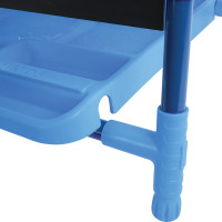 Растущий мольберт для мела/магнитно-маркерный BRAUBERG NIKA KIDS СИНИЙ 53x46 см 238049