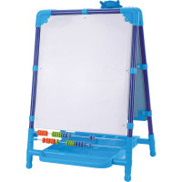Растущий мольберт для мела/магнитно-маркерный BRAUBERG NIKA KIDS СИНИЙ 53x46 см 238049
