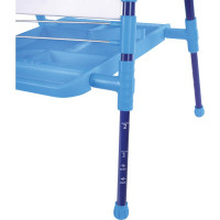 Растущий мольберт для мела/магнитно-маркерный BRAUBERG NIKA KIDS СИНИЙ 53x46 см 238049