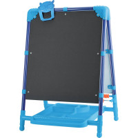 Растущий мольберт для мела/магнитно-маркерный BRAUBERG NIKA KIDS СИНИЙ 53x46 см 238049