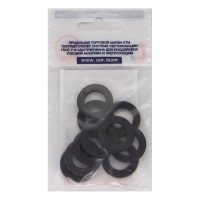 Прокладка СТМ 3/4", резина, ТМКЩ, 24x14x2 мм, 10 шт SRSWC034-10