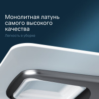 Стеклянная мыльница с настенным держателем AM.PM Inspire 2.0 черный A50A34222