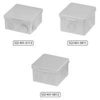 Коробка распределительная TDM ELECTRIC 100х100х55мм, крышка, IP54, 8 входов, без гермовводов упаковка 10 штук SQ1401-0813