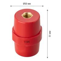 Изолятор силовой TDM ELECTRIC SM51 H51xD35xM10 мм SQ0807-0055
