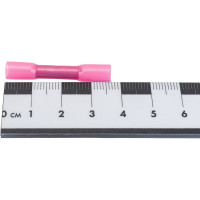 Термоусаживаемый соединитель BTI под опрессовку с клеем красный 0,5-1,5 мм. (100шт/упаковка) 87 1108 01