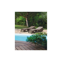 Шезлонг Keter Atlantic Whiskey Brown 217339