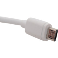 Кабель ZeepDeep OneLove Micro USB, 3A, FastCharging, 1м, white 858597