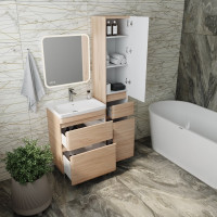 Тумба напольная Style Line "Атлантика 60", Люкс ясень перламутр, PLUS СС-00002216