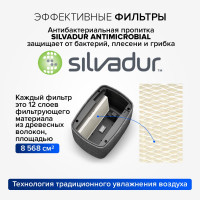 Увлажнитель воздуха традиционный Stadler Form Karl, без белого налета с функцией умного дома Smart Home, K-004