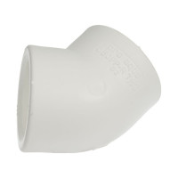 Угольник PRO AQUA PP-R 45 градусов белый 50 мм PA13516Pb