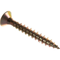 Потайной универсальный шуруп Метизный двор 6,0x45, желтый, 250 шт. 4607159063595