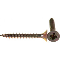 Потайной универсальный шуруп Метизный двор 6,0x45, желтый, 250 шт. 4607159063595