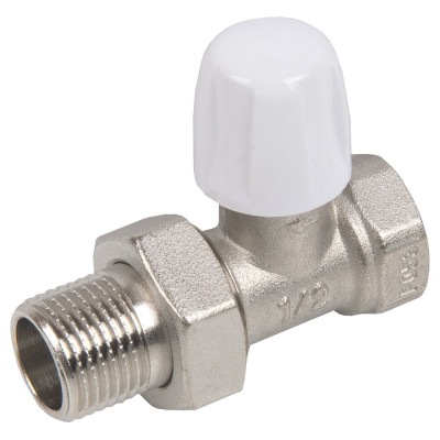 Запорный клапан для радиатора СТМ прямой 1/2 ТЕРМО CARSVL12