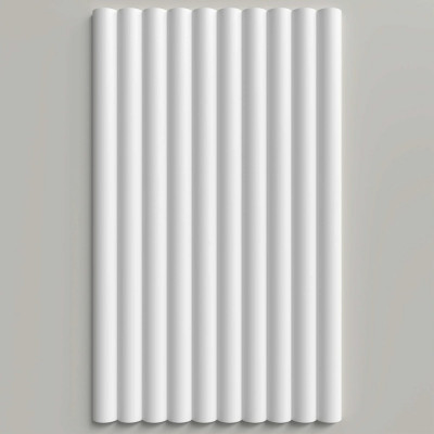 Панель стеновая ударопрочная, влагостойкая, под покраску Decor-Dizayn "Грани" 240x13x3000 мм DD910 (3m)