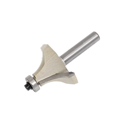 Фреза кромочная калевочная с нижним подшипником стф-1017 45x22 мм, R16 мм, хв-к 8 мм Strong стф-10174522