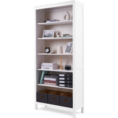 Стеллаж Лузалес КЫМÖР Стеллаж 90х198х37, белый 5031280203