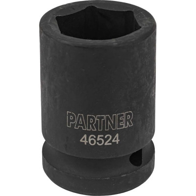 Головка ударная 6-гранная 24 мм, 3/4"DR Partner PA-46524(13003)