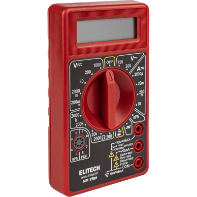 Мультиметр Elitech ММ 150Н 204881