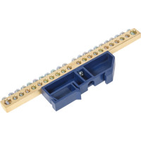 Нулевая шина на DIN-изоляторе IEK ШНИ-8x12-22-Д-С, ИЭК YNN10-812-22D-K07