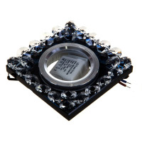 Светильник Fametto DLS-L131 GU5.3 CHROME BLACK, декоративный, встраиваемый, серия Luciole UL-00002756