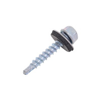 Кровельный саморез Стройметиз 4,8х28 цинк уп. 4 шт. европодвес 2070011