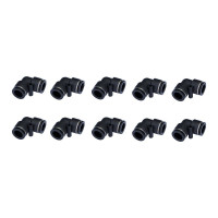 Фитинг угловой трубки ПВХ (10 шт; 8 мм) ДАЛИ-авто 22970