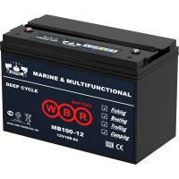 Тяговый аккумулятор для лодочного электромотора WBR MB100-12 12В, 100 Ач УТ-00000434