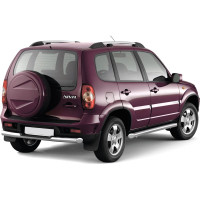 Рейлинги PT Group Серебристый муар Усиленный CHEVROLET Niva 2002-20/ LADA Niva 2020- 02010705 LNV551502